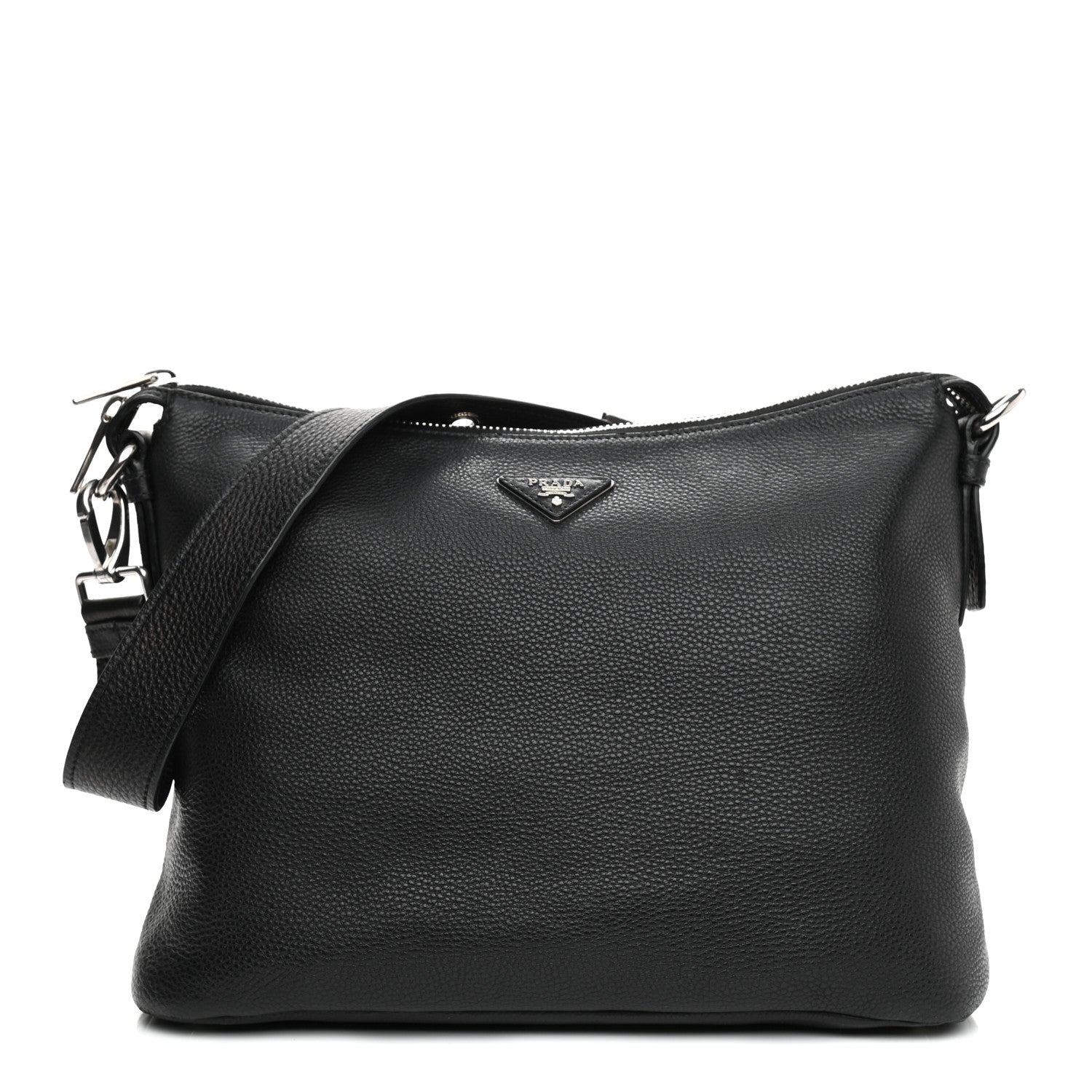 Prada Vitello Daino Hobo Black 1 of 9