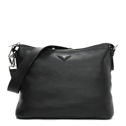 Prada Vitello Daino Hobo Black 1 of 9