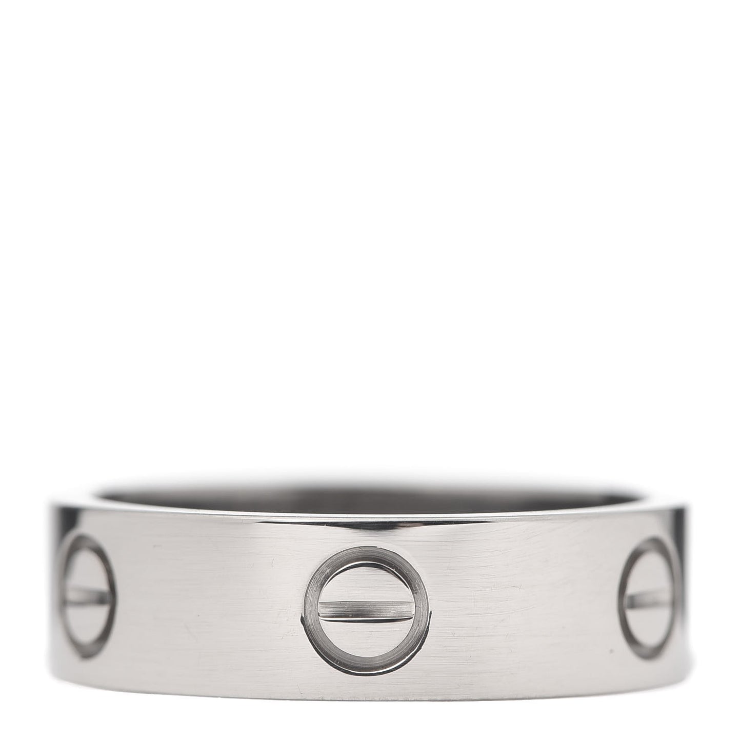 18K White Gold 5.5mm LOVE Ring 59 8.75