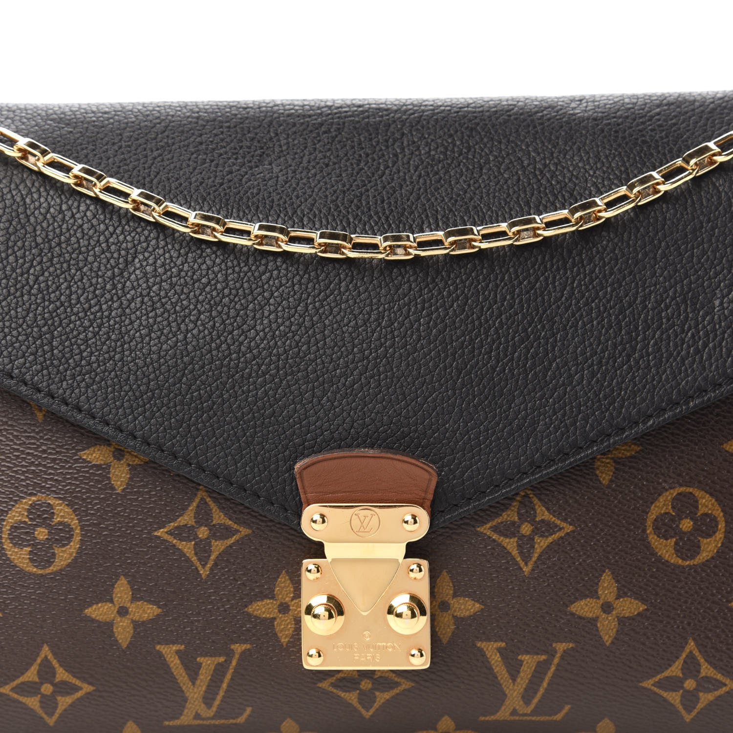 Louis Vuitton Monogram Pallas Chain Black 10 of 10