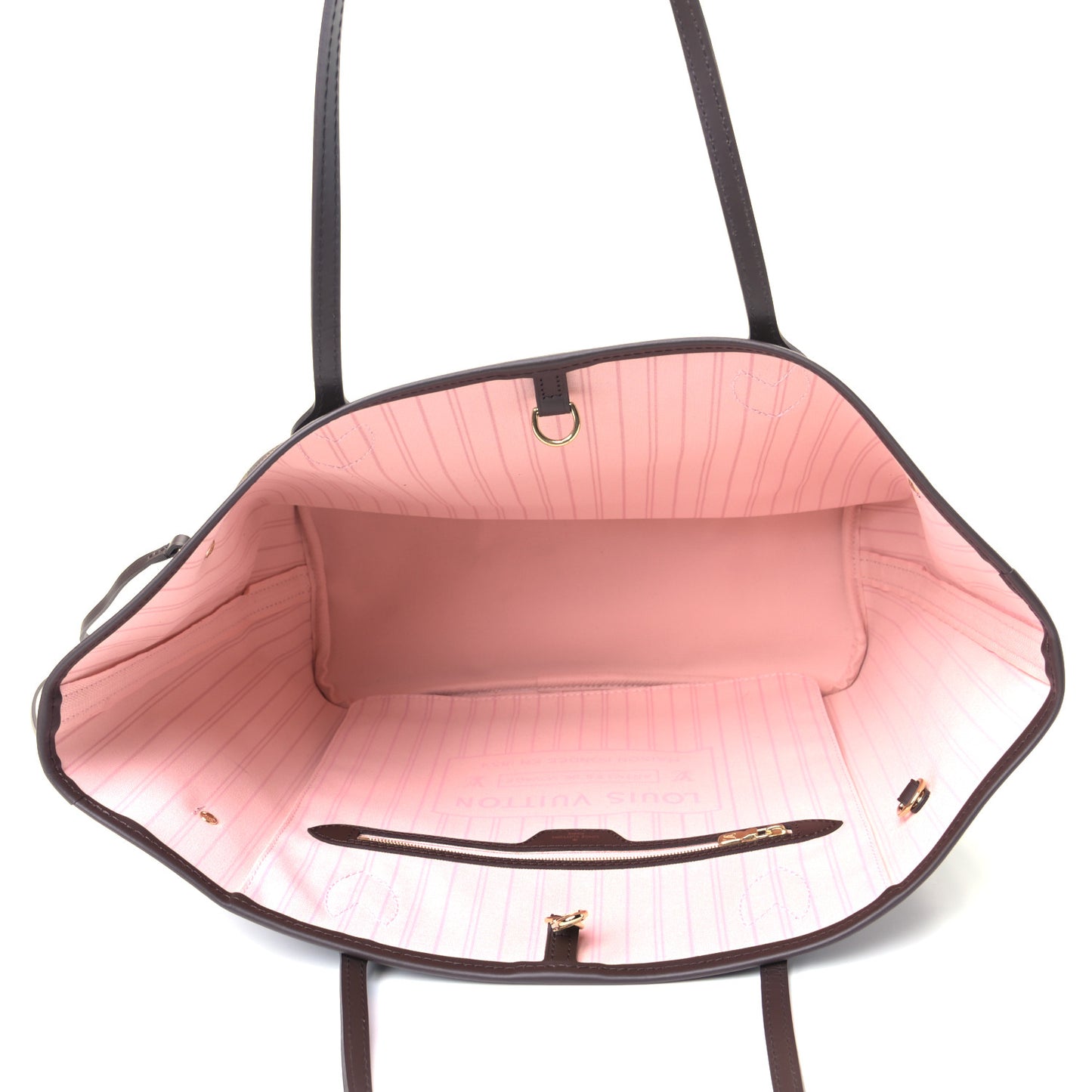 Damier Ebene Neo Neverfull MM Rose Ballerine