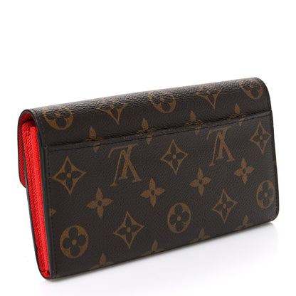 Louis Vuitton Monogram Sarah Wallet NM Coquelicot 3 of 6