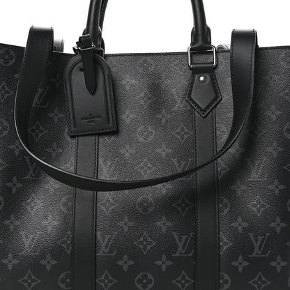 Louis Vuitton Monogram Eclipse Sac Plat 24H 7 of 9