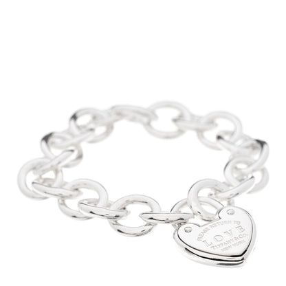 Tiffany Sterling Silver Return to Tiffany Love Lock Bracelet 1 of 7