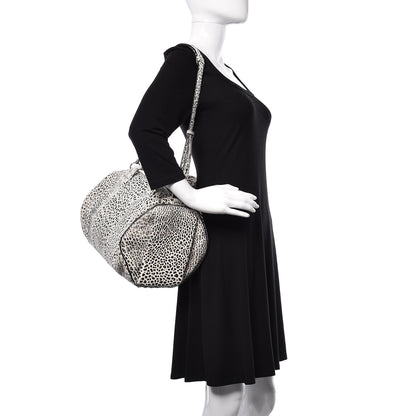 Alexander Wang Pebbled Lambskin Rocco Black White Rhodium Hardware 3 of 10