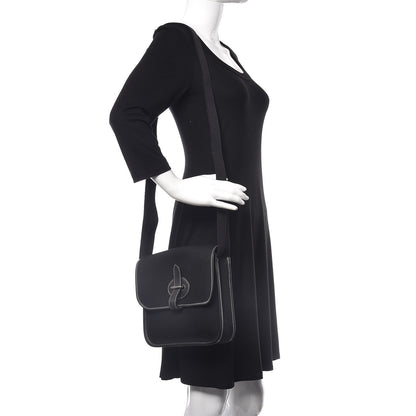 Hermes Toile Officier Mini Buenaventura Messenger Black 2 of 9