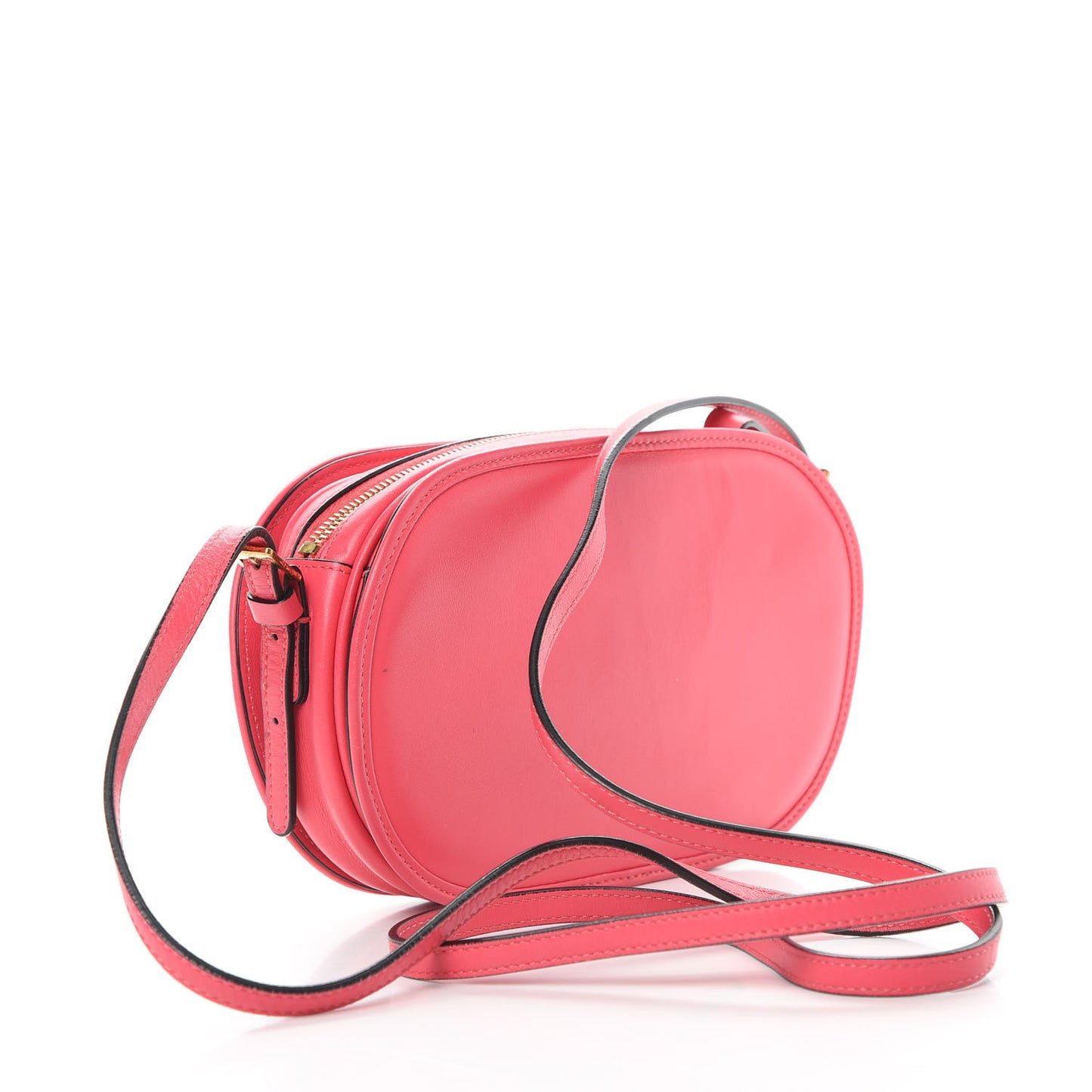 Vitello Small Logo Go Crossbody Bag Deep Rose