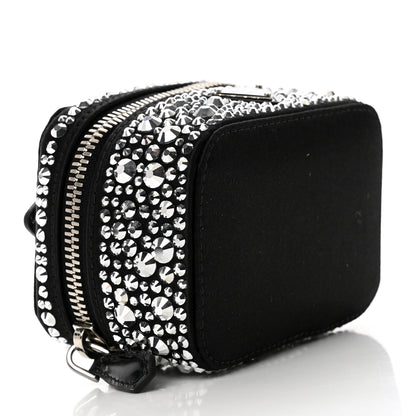 Prada Satin Crystal Degrade Jewelry Beauty Case Metal 4 of 9