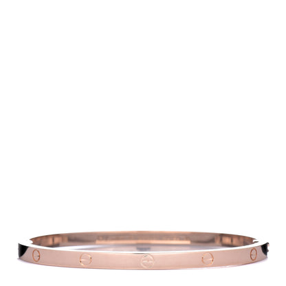 Cartier 18K Pink Gold Small LOVE Bracelet 16 1 of 5