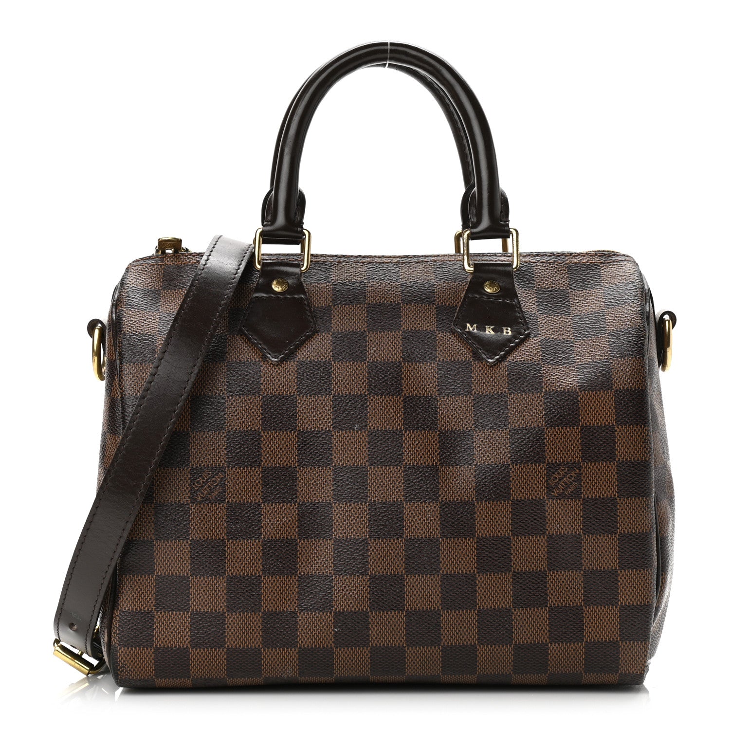 Louis Vuitton Damier Ebene Speedy Bandouliere 25 1 of 12