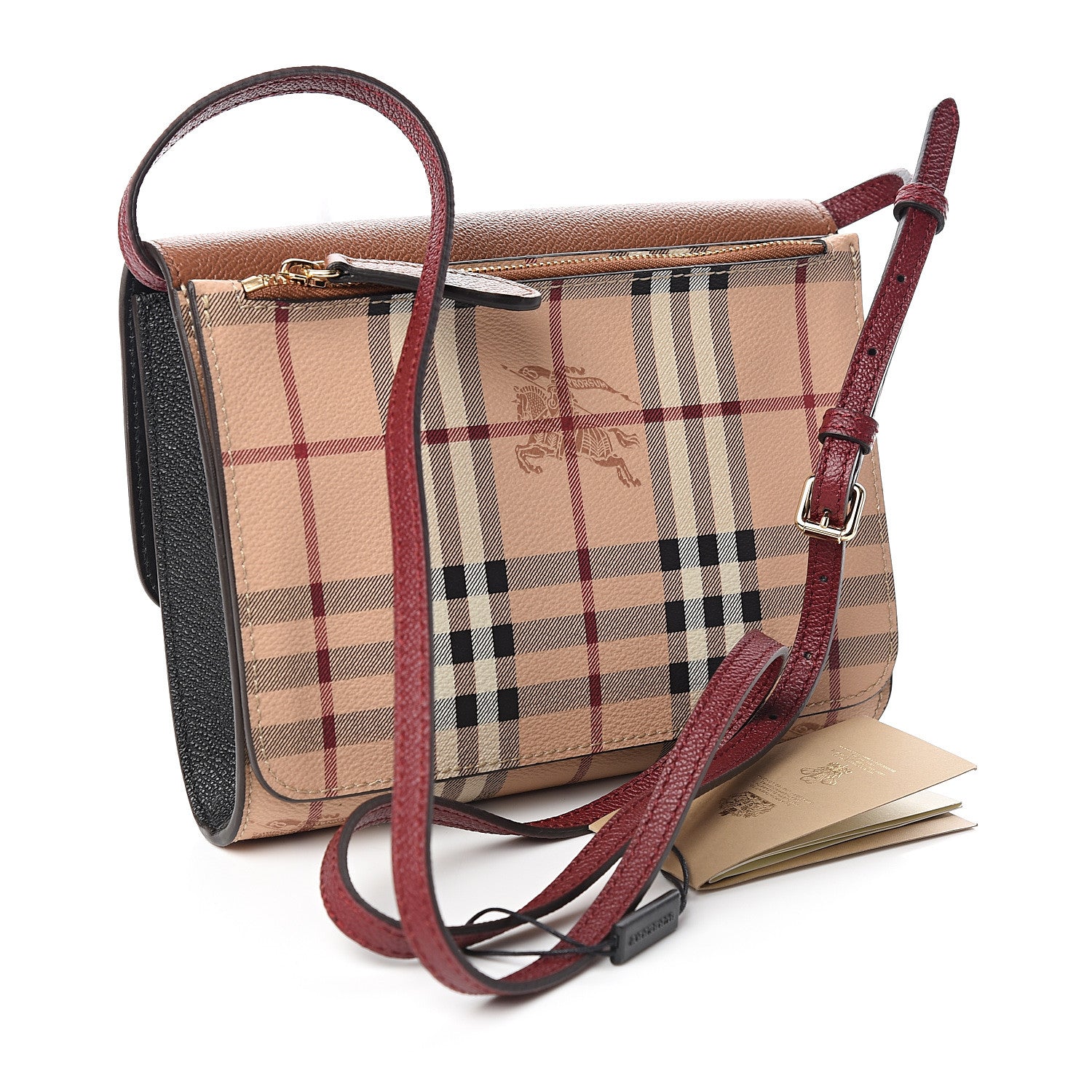 Burberry Haymarket Check Small Loxley Crossbody Bright Toffee 2 of 8