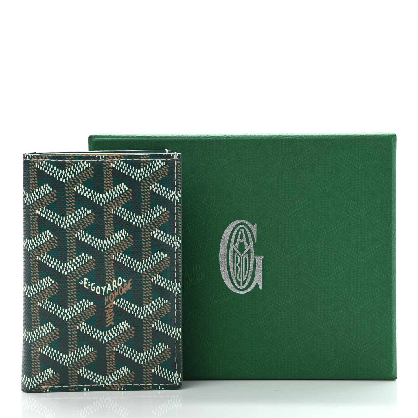 Goyardine Saint Pierre Card Holder Green