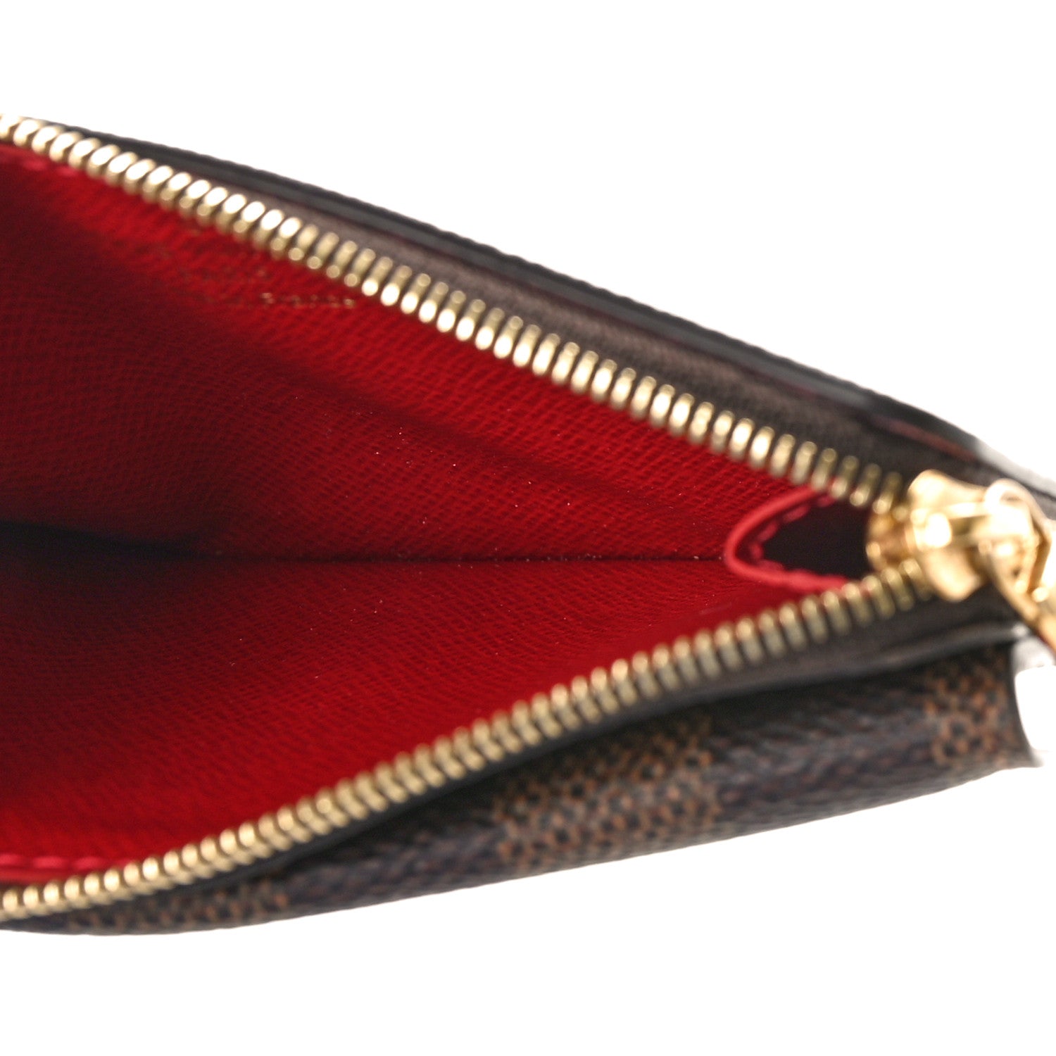 Louis Vuitton Damier Ebene Recto Verso Card Holder Red 5 of 9