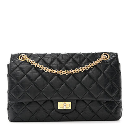 Chanel Aged Calfskin Quilted 2.55 Reissue 226 Flap Black 1 of 10