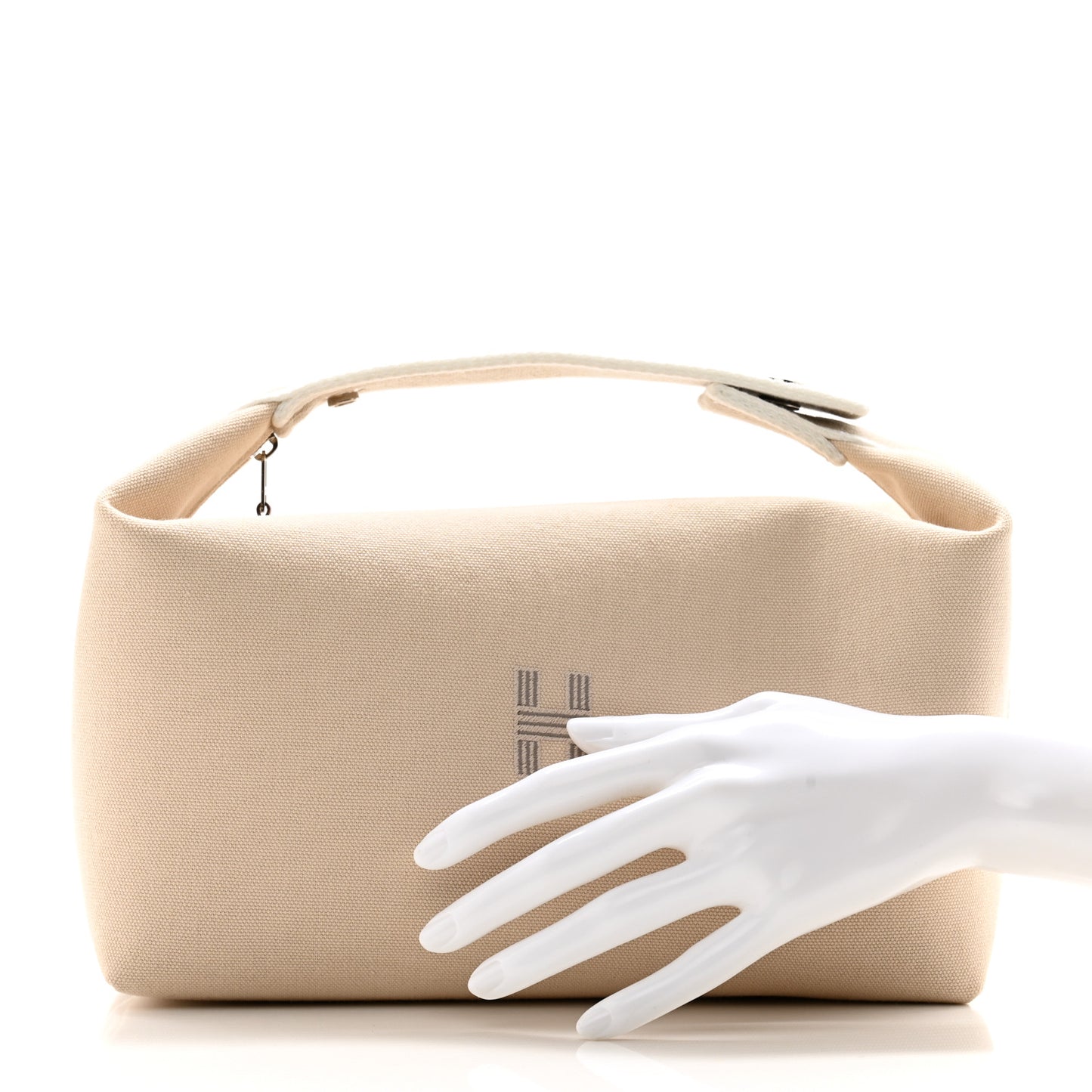 Canvas Large Bride-A-Brac Pouch Natural