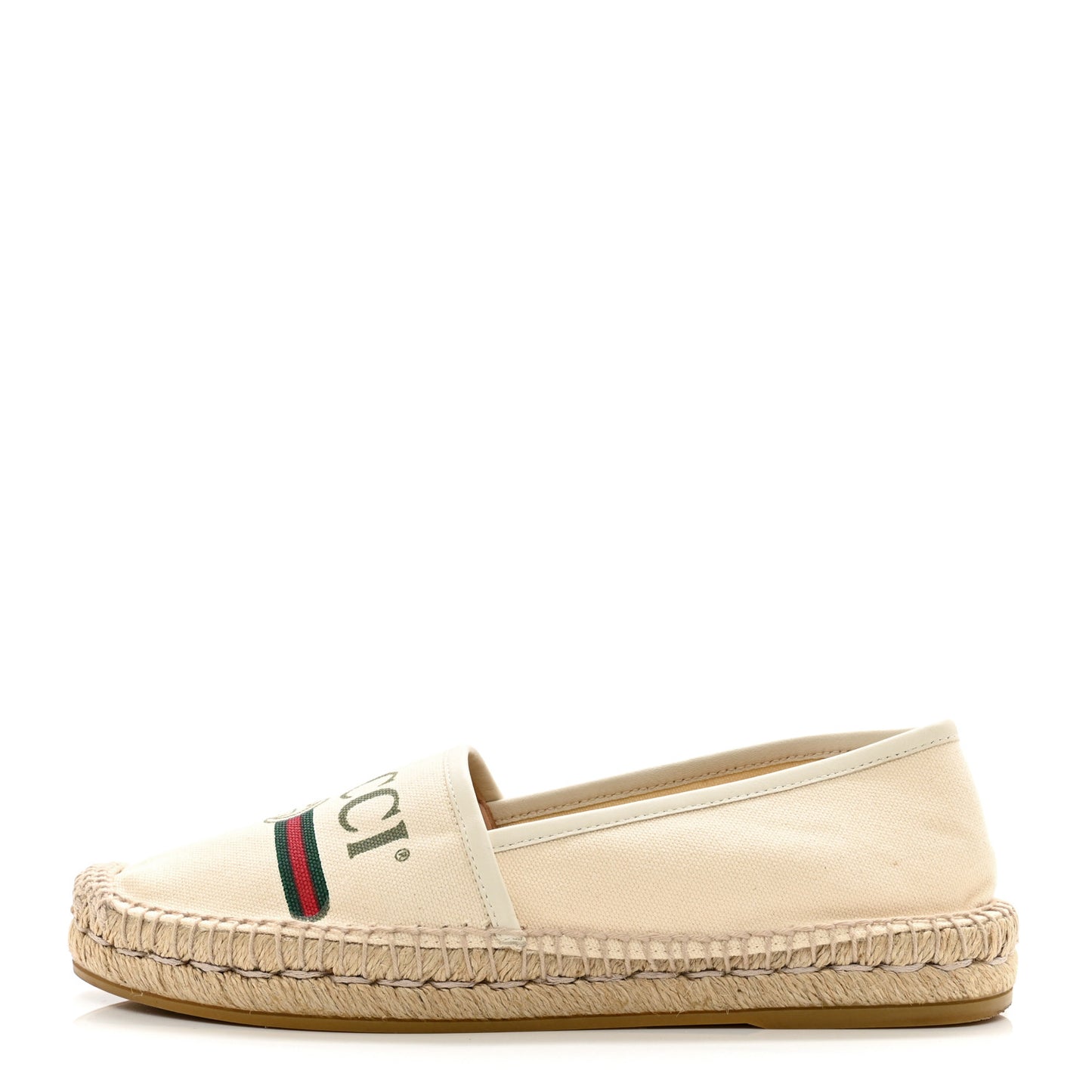 Canvas Logo Espadrilles Greggio 38 White