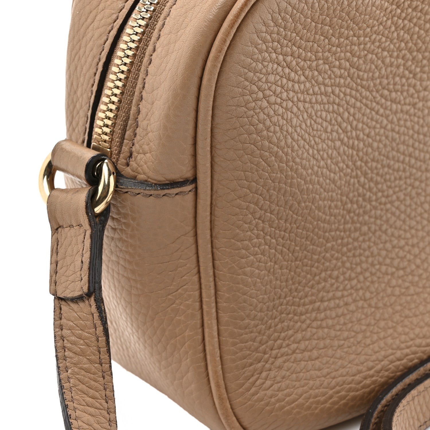 Gucci Pebbled Calfskin Small Soho Disco Bag Rose Beige 17 of 17