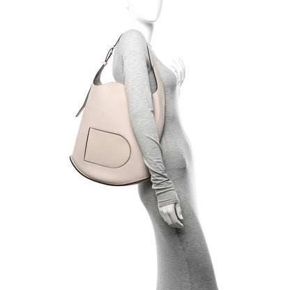 Delvaux Taurillon Soft Pin Hobo GM Sesame 2 of 11
