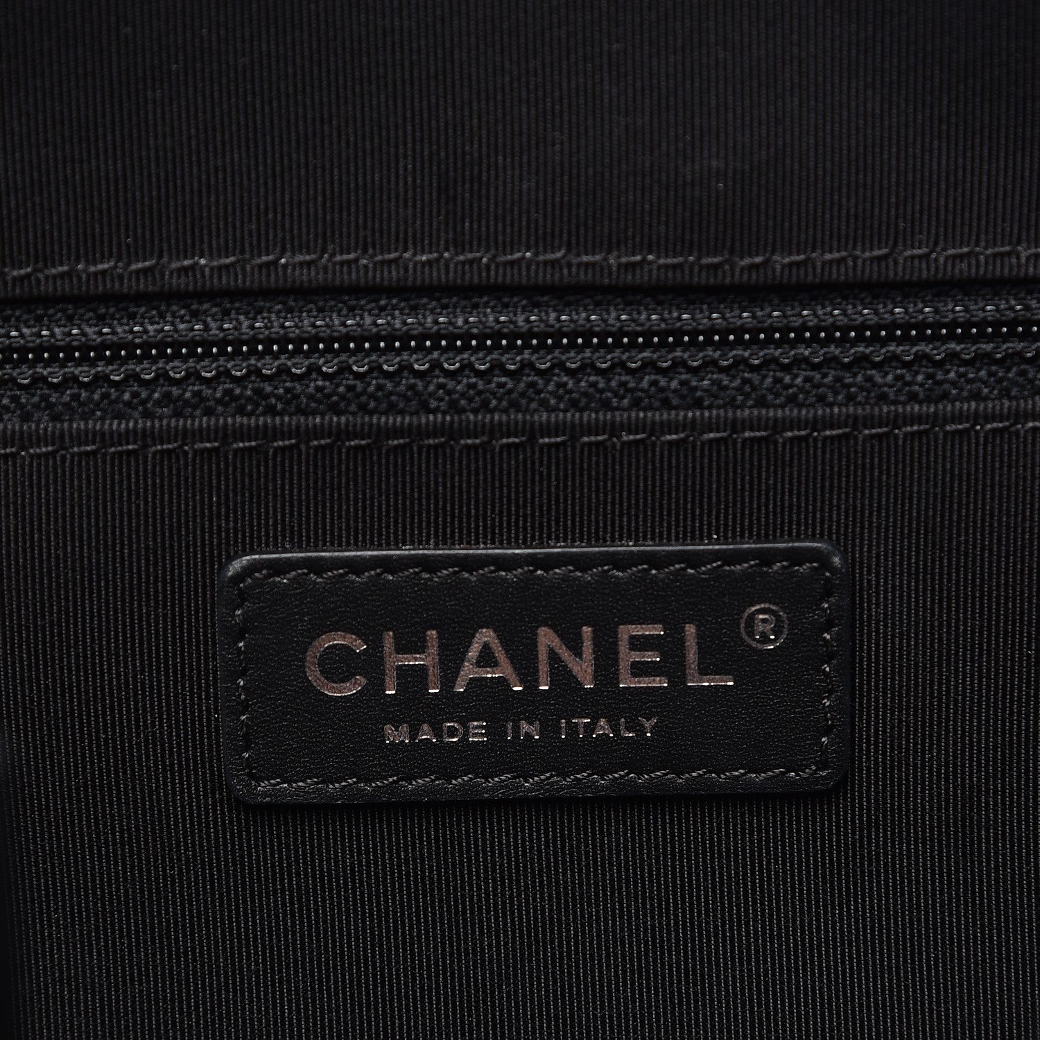 Chanel Calfskin Quilted Feather Weight Bowling Bag Black 7 of 15