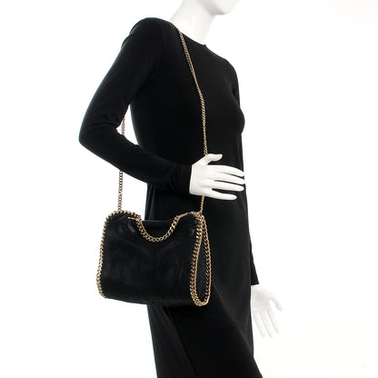Stella McCartney Shaggy Deer Mini Falabella Tote Black 2 of 7