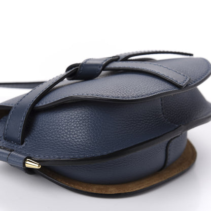 Loewe Grained Calfskin Mini Gate Crossbody Bag Steel Blue 6 of 9