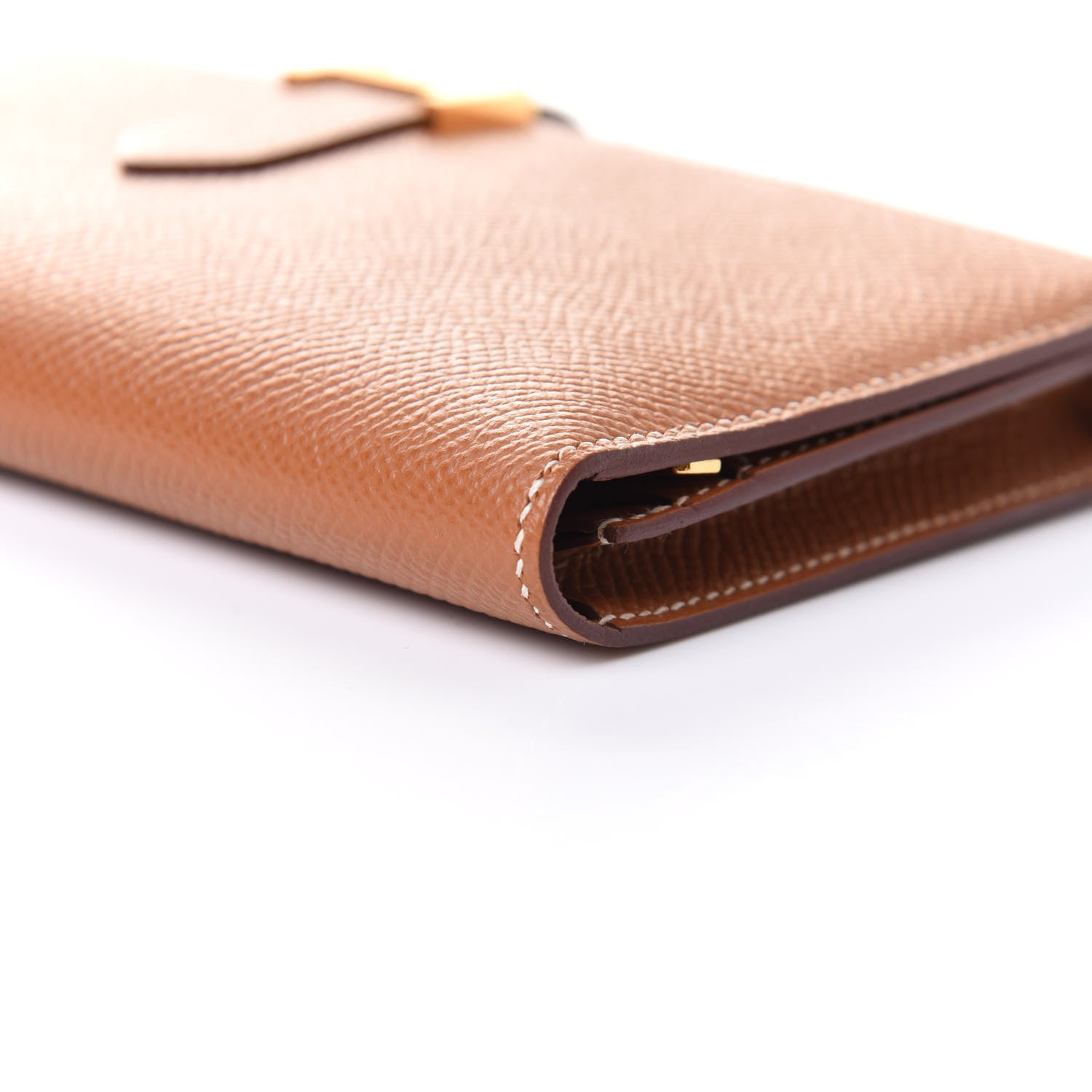 Hermes Epsom Bearn Gusset Wallet Gold 9 of 11