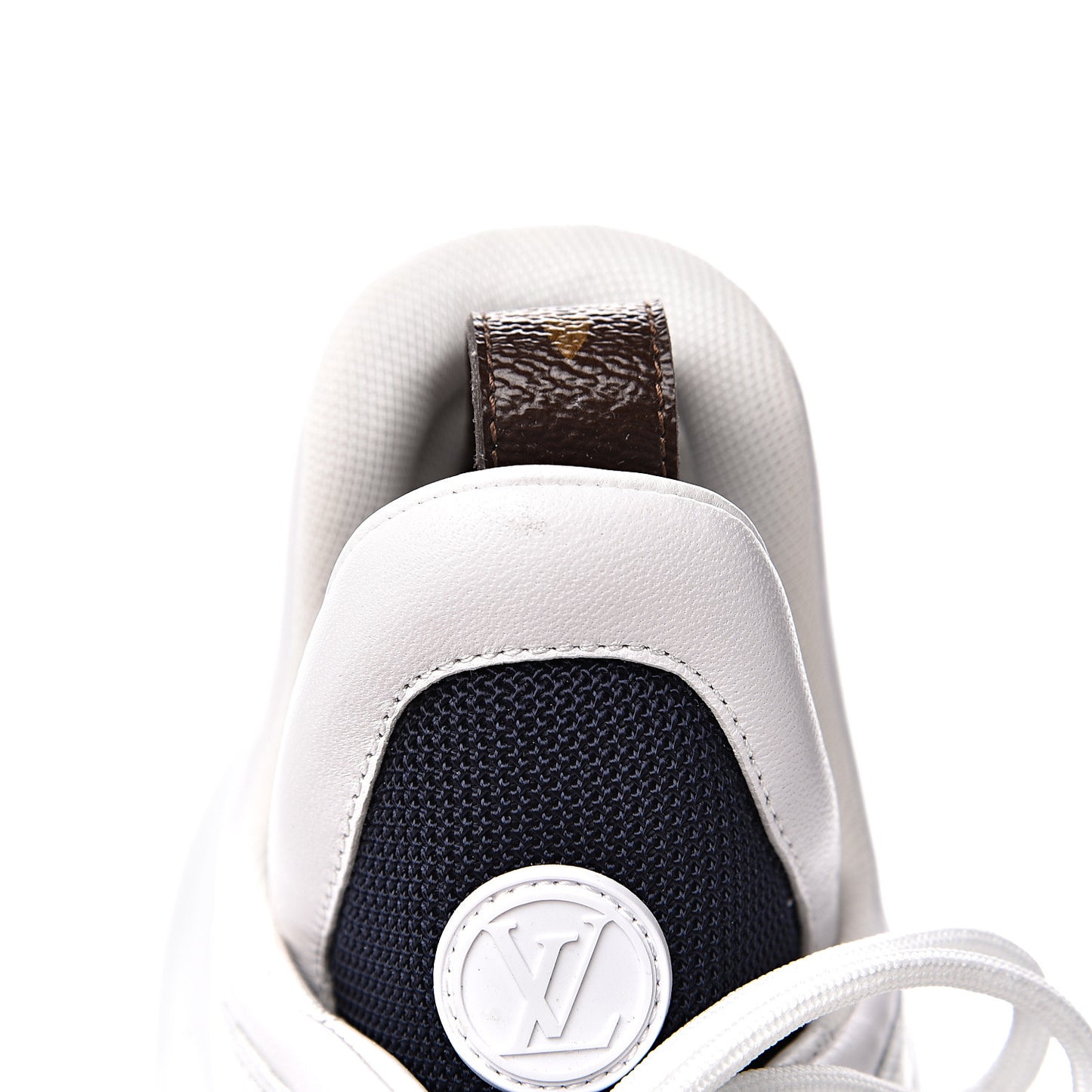 Calfskin Technical Nylon LV Archlight Sneakers 40 Marine