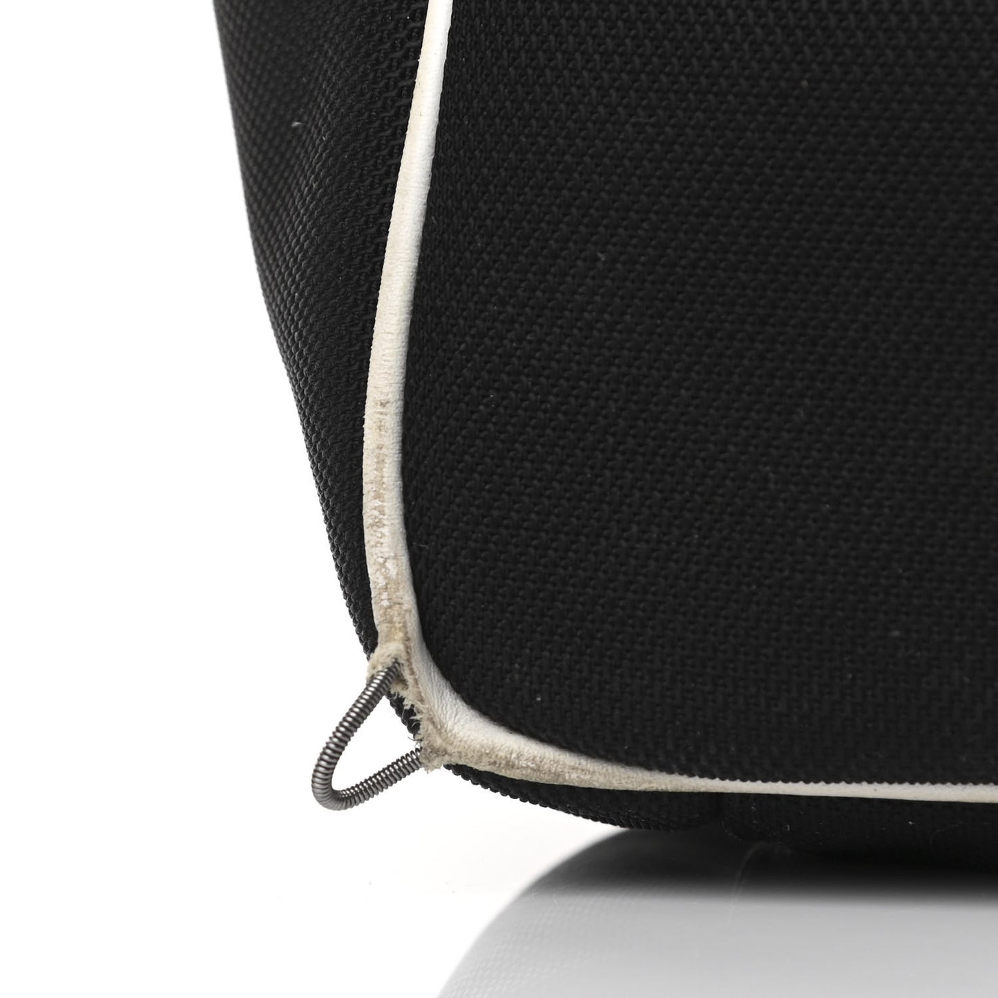 Canvas Rubber Airlines Large Zip Shopping Tote Black White Red