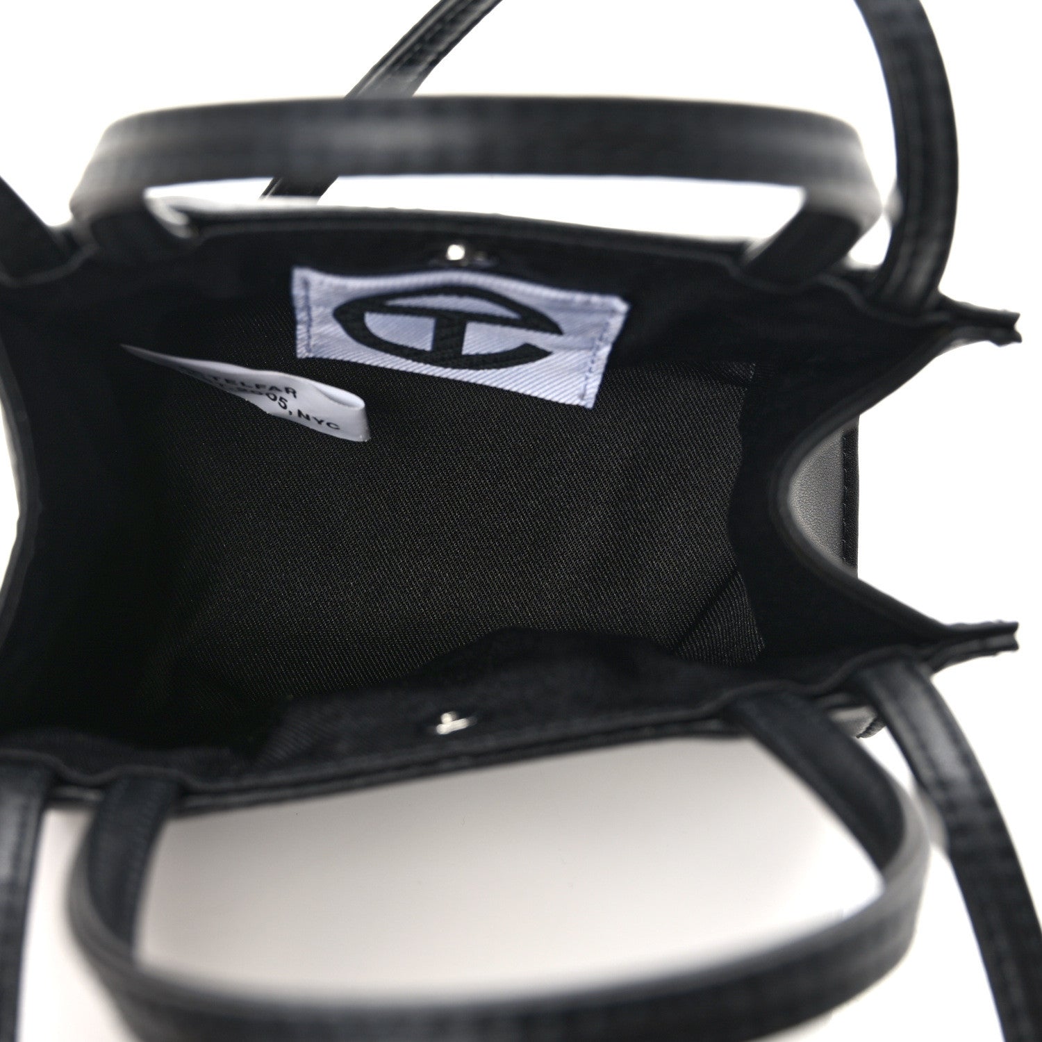 Telfar Vegan Leather Small Shopping Bag Black 5 of 7