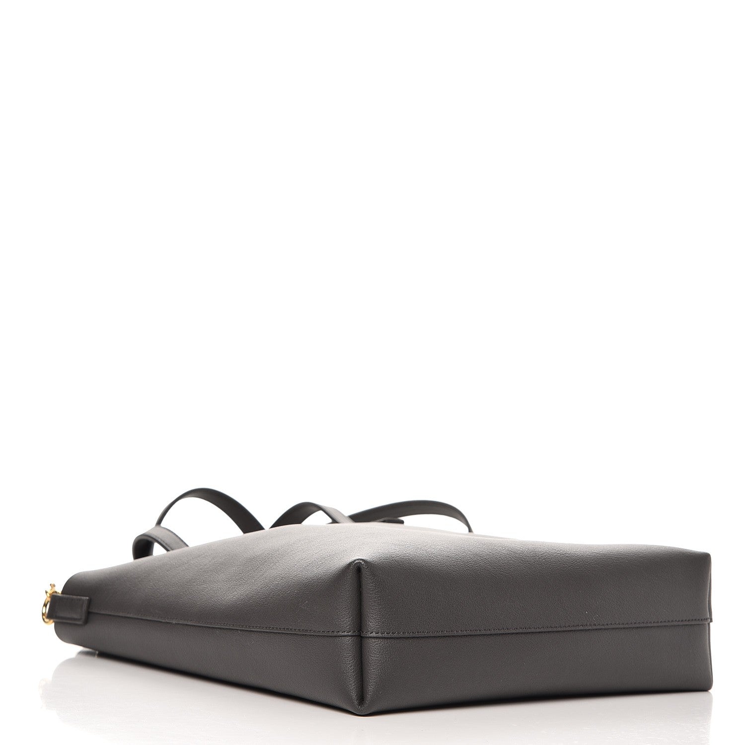 Saint Laurent Calfskin Toy Shopping Tote Dark Anthracite 5 of 9