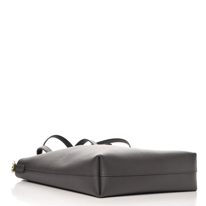 Saint Laurent Calfskin Toy Shopping Tote Dark Anthracite 5 of 9