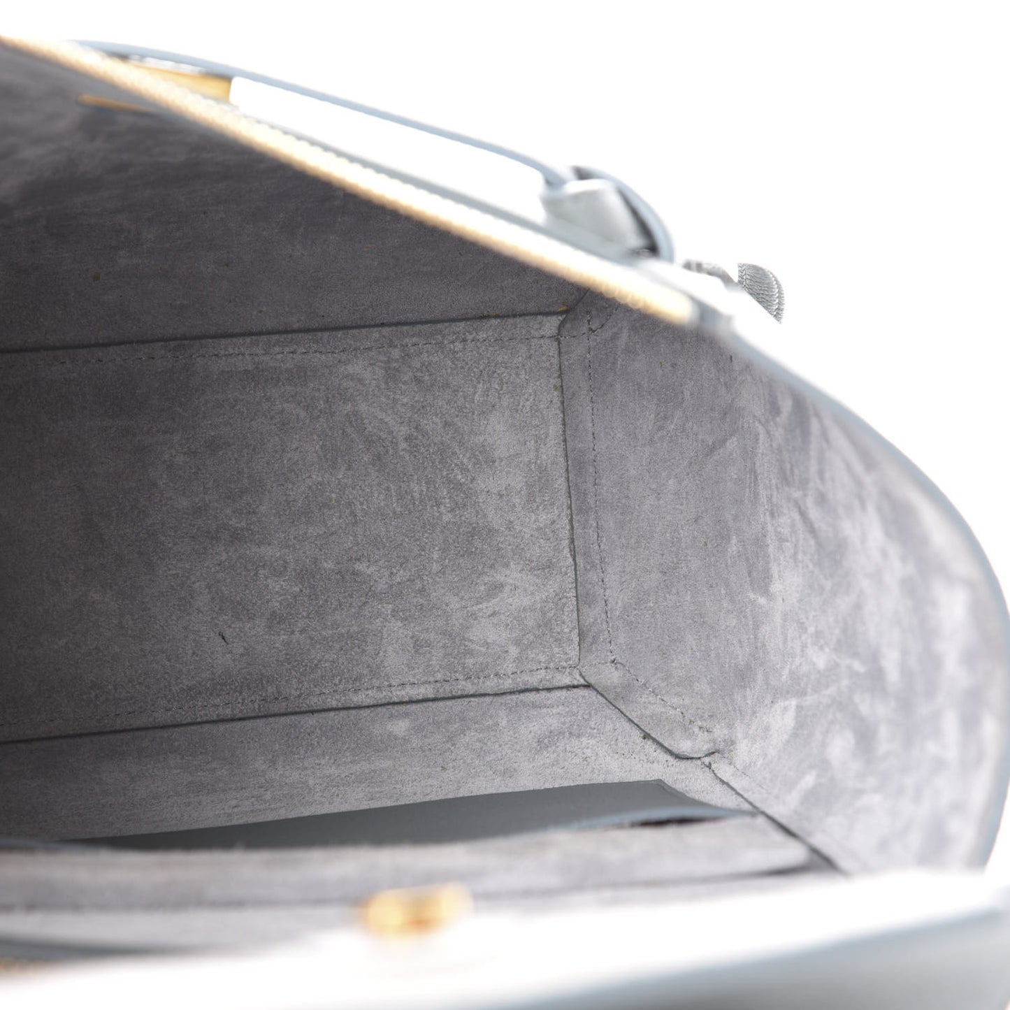 Grained Calfskin Micro Belt Bag Cloud