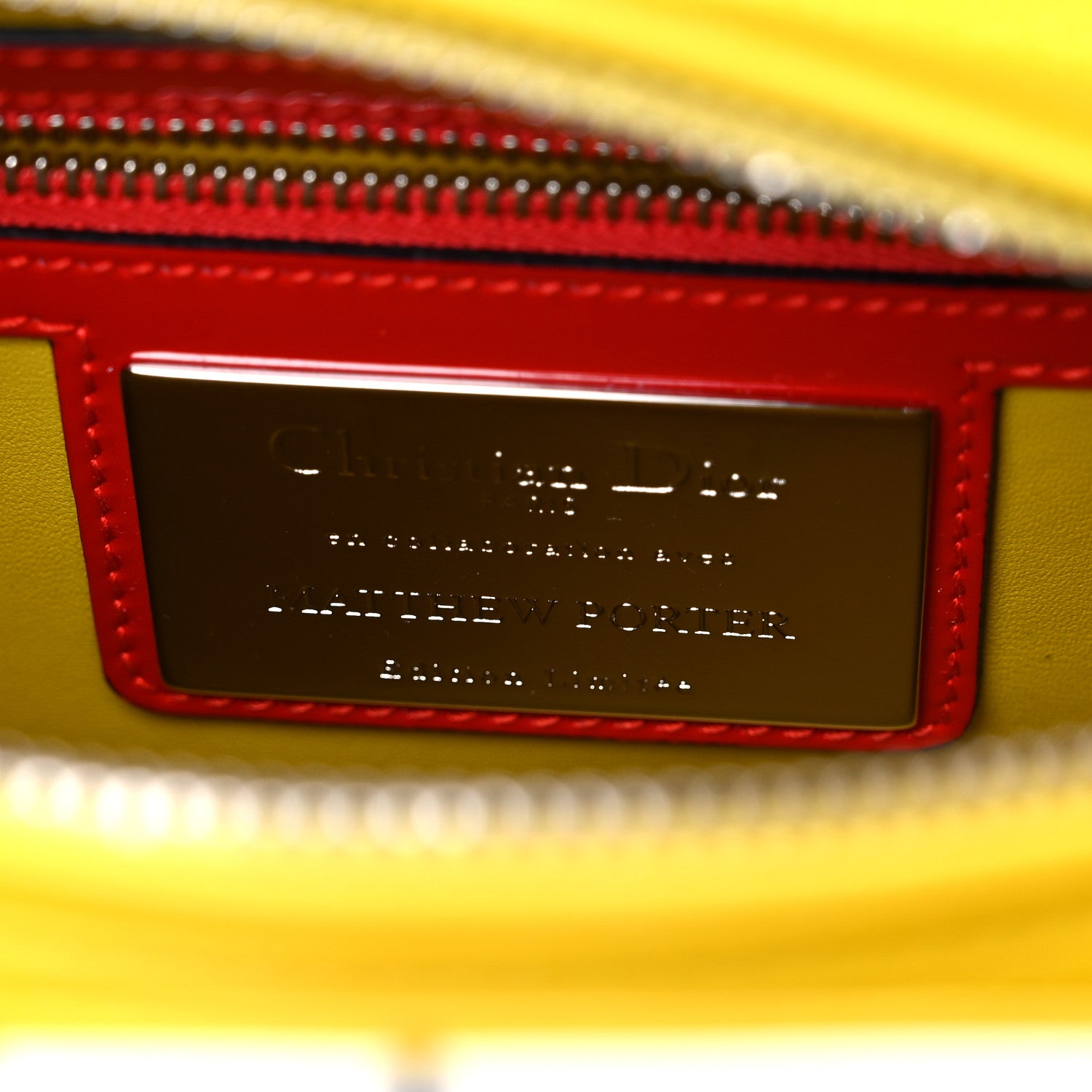 Christian Dior X MATTHEW PORTER Patent Printed Calfskin Cannage Medium Lady Multicolor 8 of 10