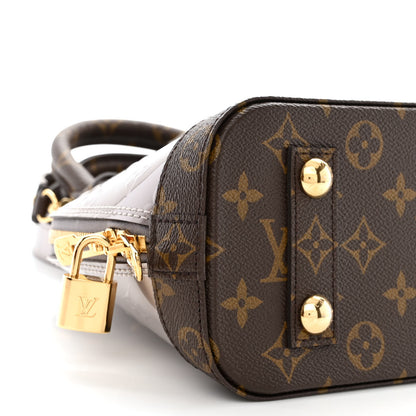 Louis Vuitton Vernis Monogram Alma BB Taupe Metallise 9 of 11