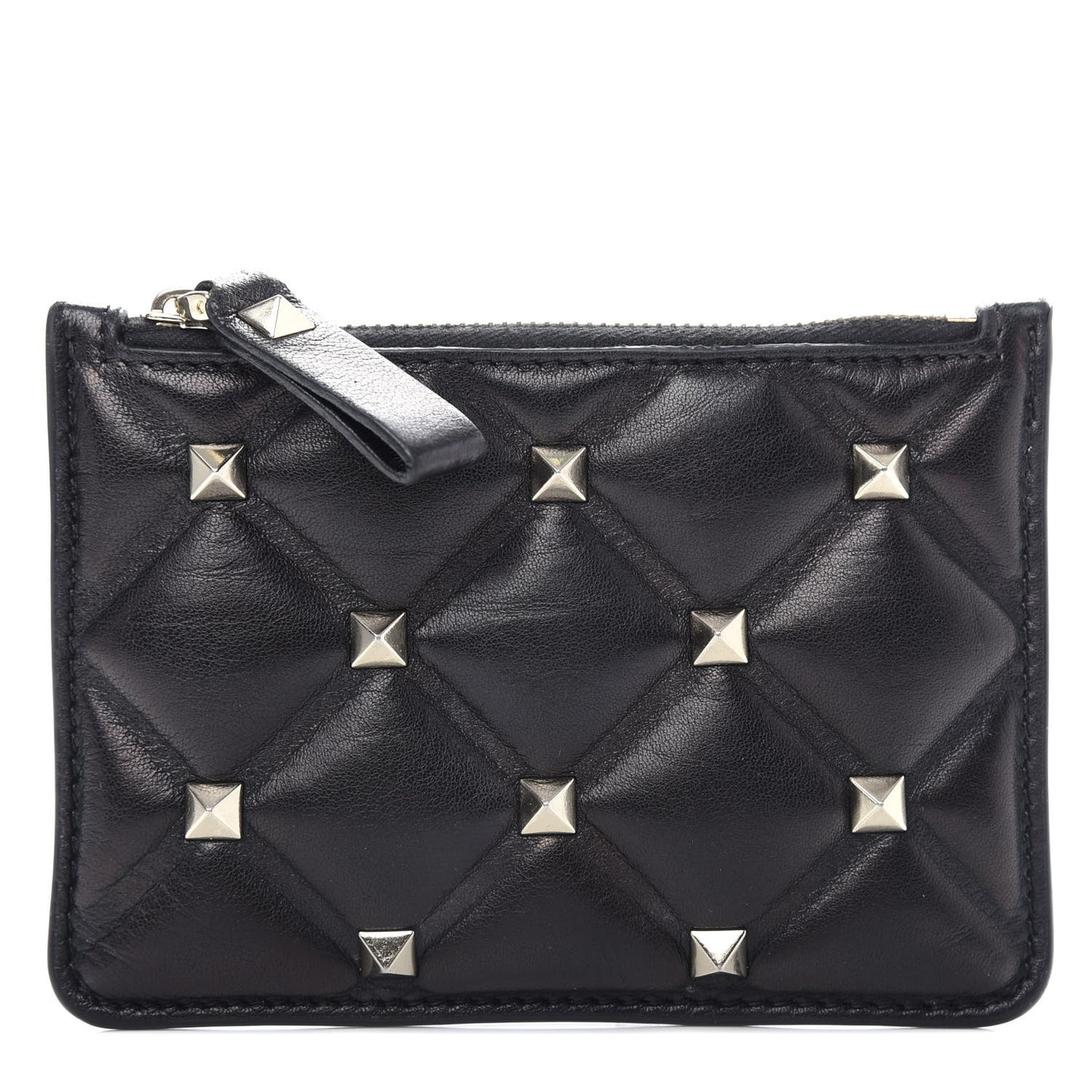 Nappa Candystud Coin Purse Black
