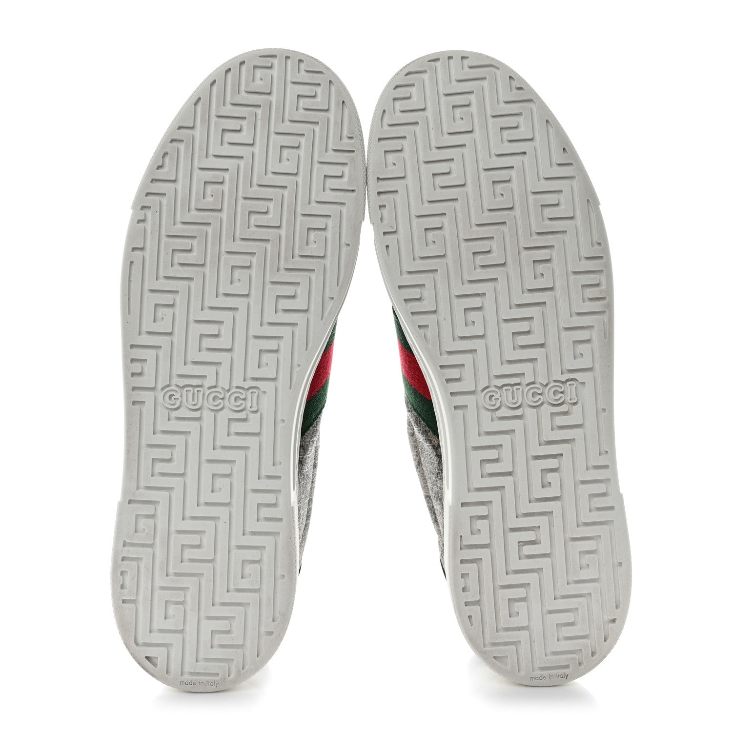 Gucci GG Supreme Monogram Ayers Web Mens Ace Sneakers 9.5 Beige Ebony 5 of 10