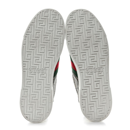 Gucci GG Supreme Monogram Ayers Web Mens Ace Sneakers 9.5 Beige Ebony 5 of 10