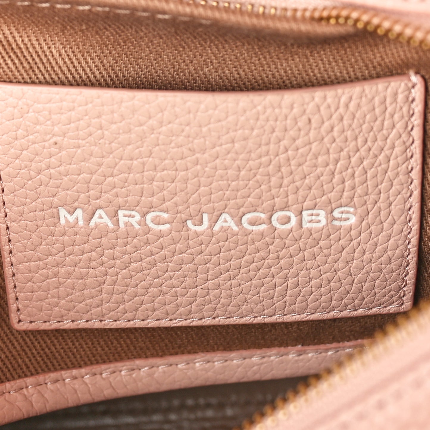 Grained Calfskin Small The Tote Bag Rose Dust