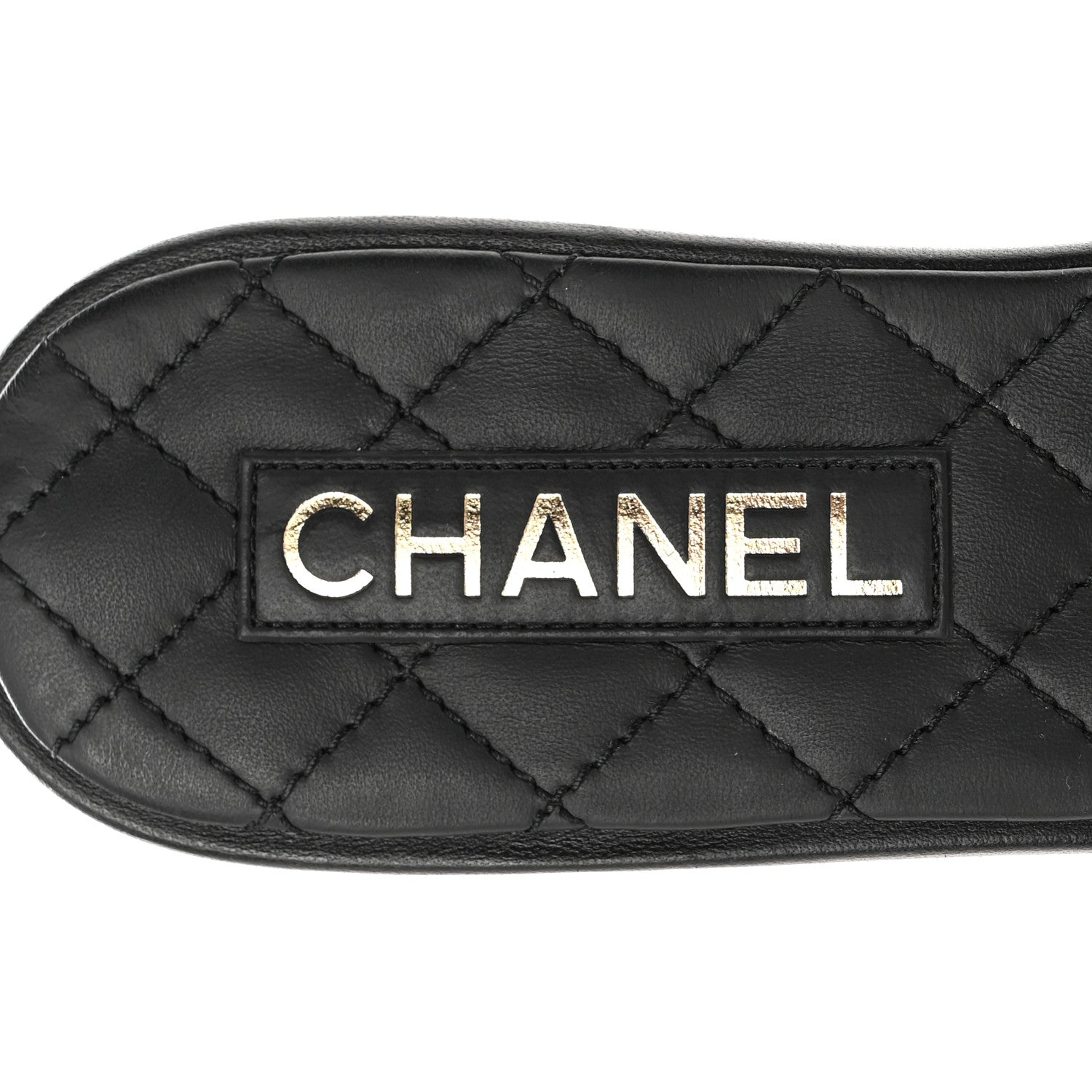 Chanel Lambskin Quilted CC Turnlock Sandals 40.5 Black 7 of 9