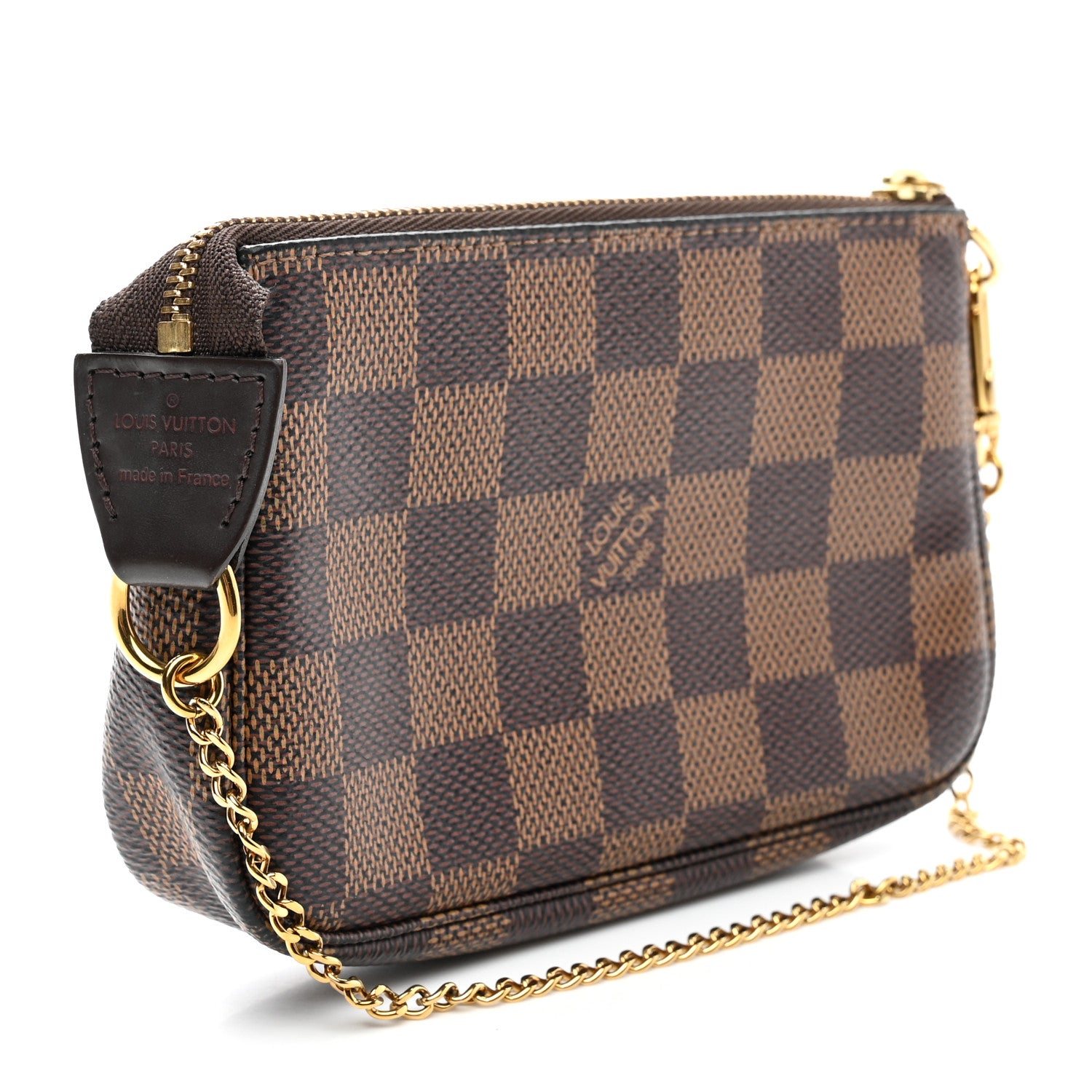 Louis Vuitton Damier Ebene Mini Pochette Accessories 3 of 9