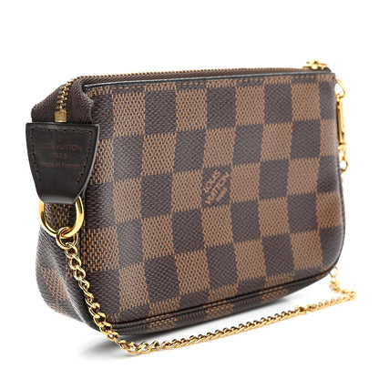 Louis Vuitton Damier Ebene Mini Pochette Accessories 3 of 9