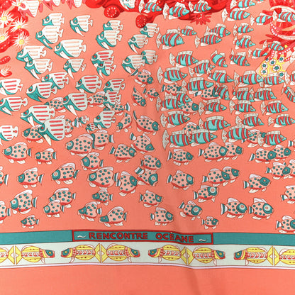 Hermes Silk Rencontre Oceane Scarf 90 2 of 4