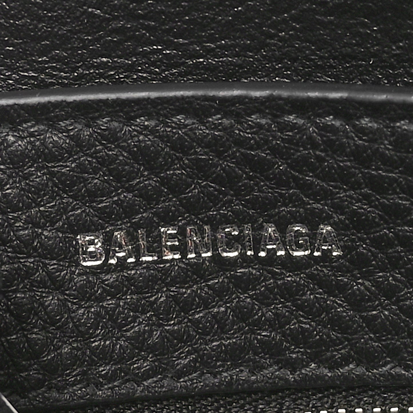 Smooth Calfskin Logo Double Sided XXS Everyday Tote Black White