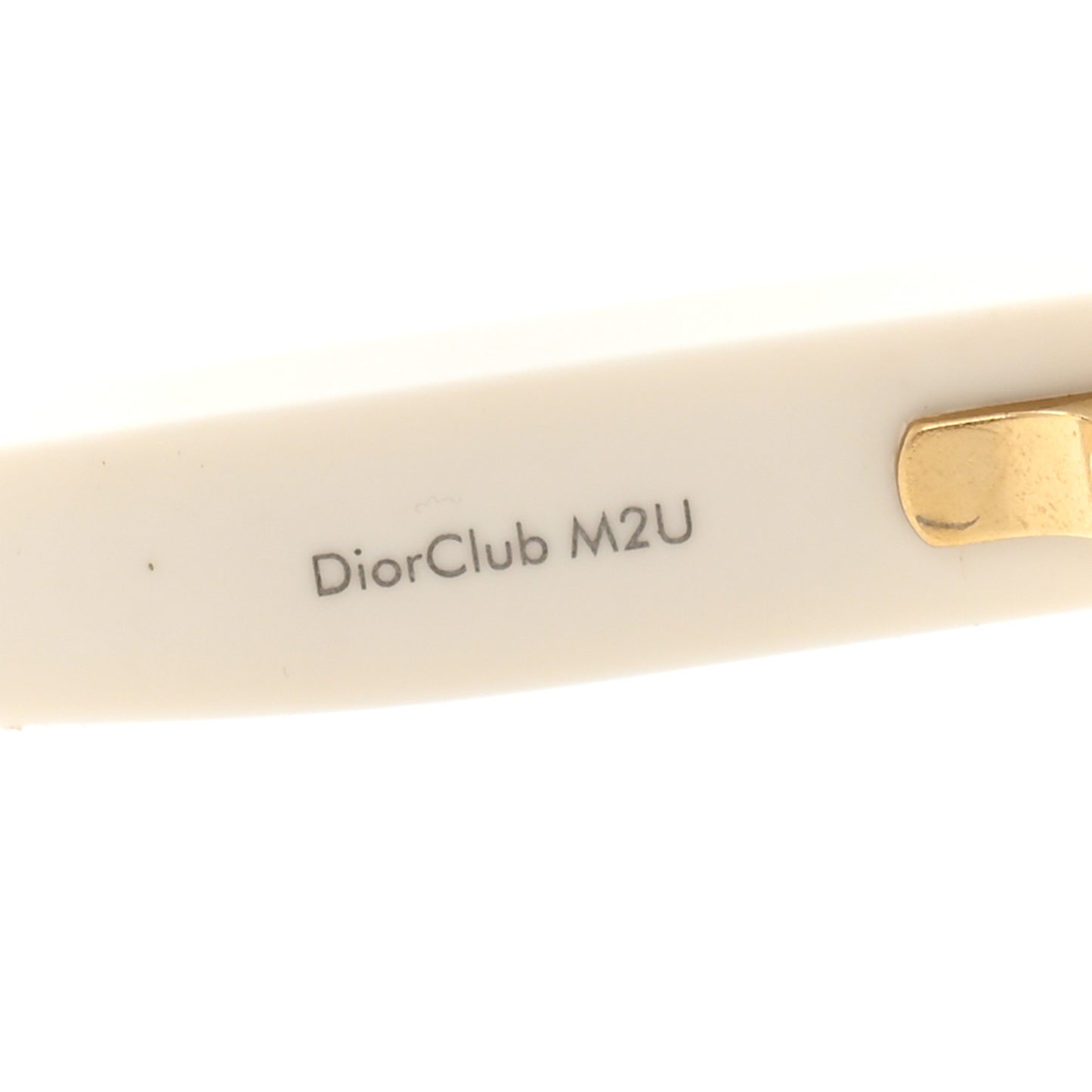 Acetate Mask DiorClub M2U Sunglasses Translucent Ivory