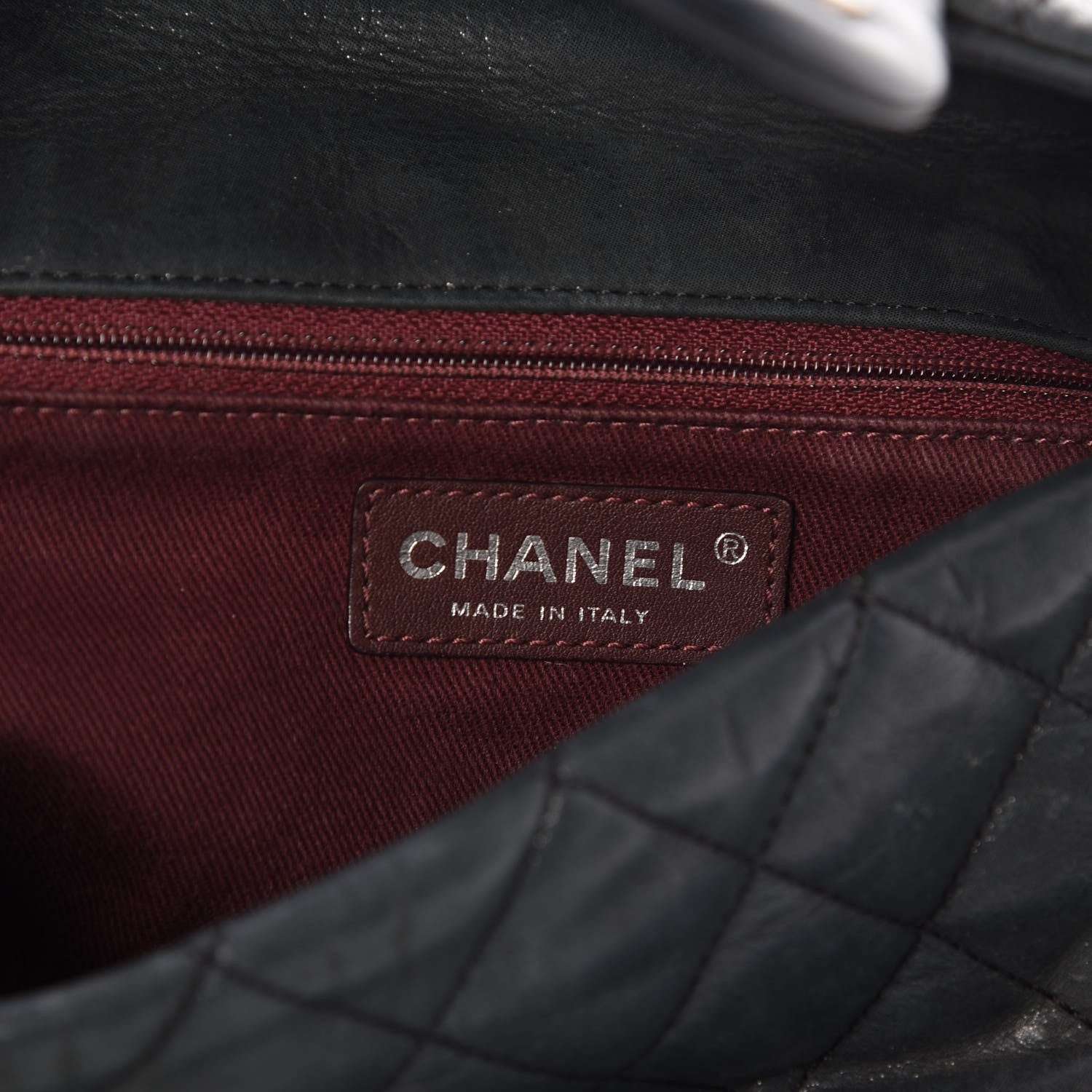 Chanel Iridescent Calfskin Medium In The Mix Flap Black 6 of 7