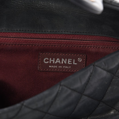 Chanel Iridescent Calfskin Medium In The Mix Flap Black 6 of 7
