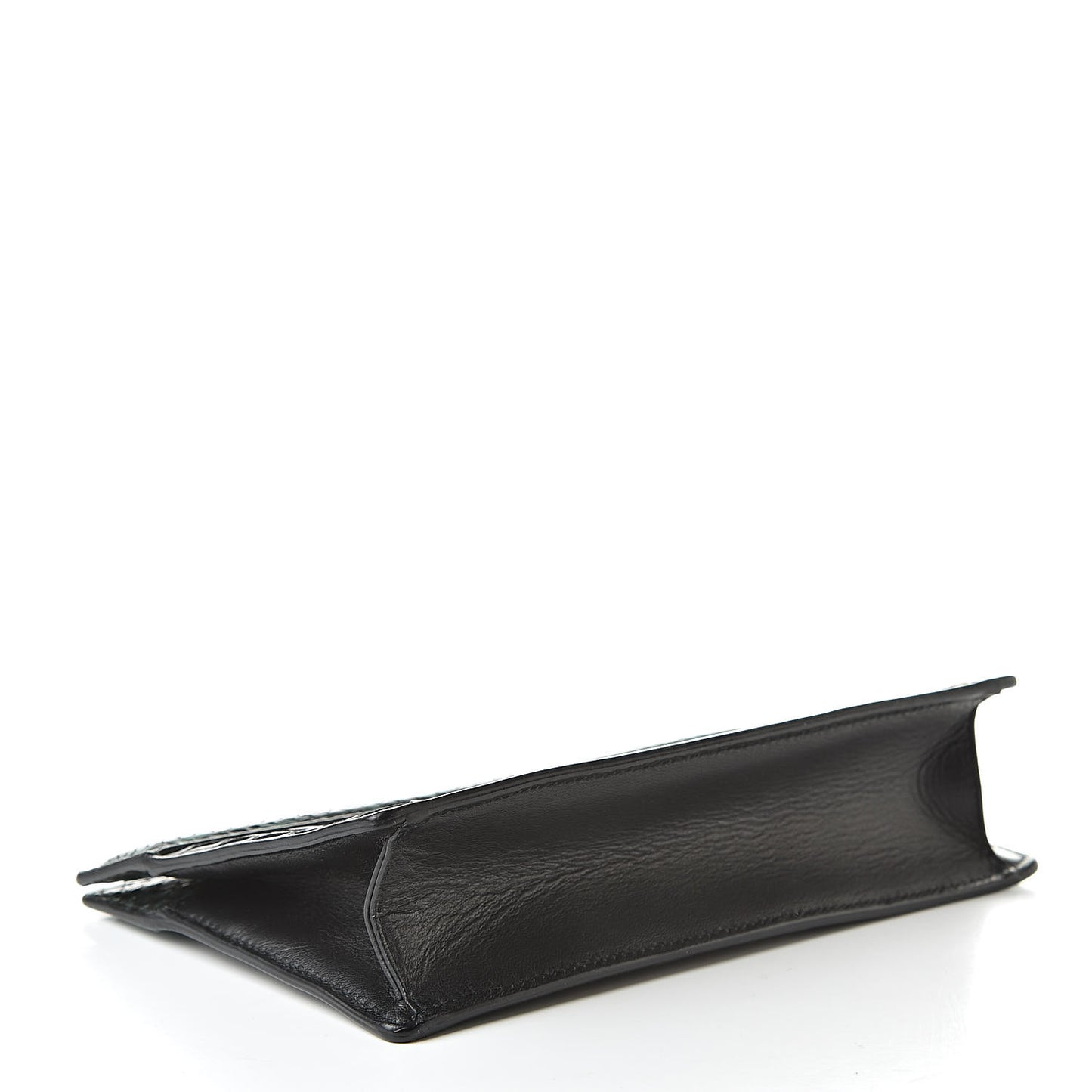 Nappa Ayers Intrecciato Clutch Black