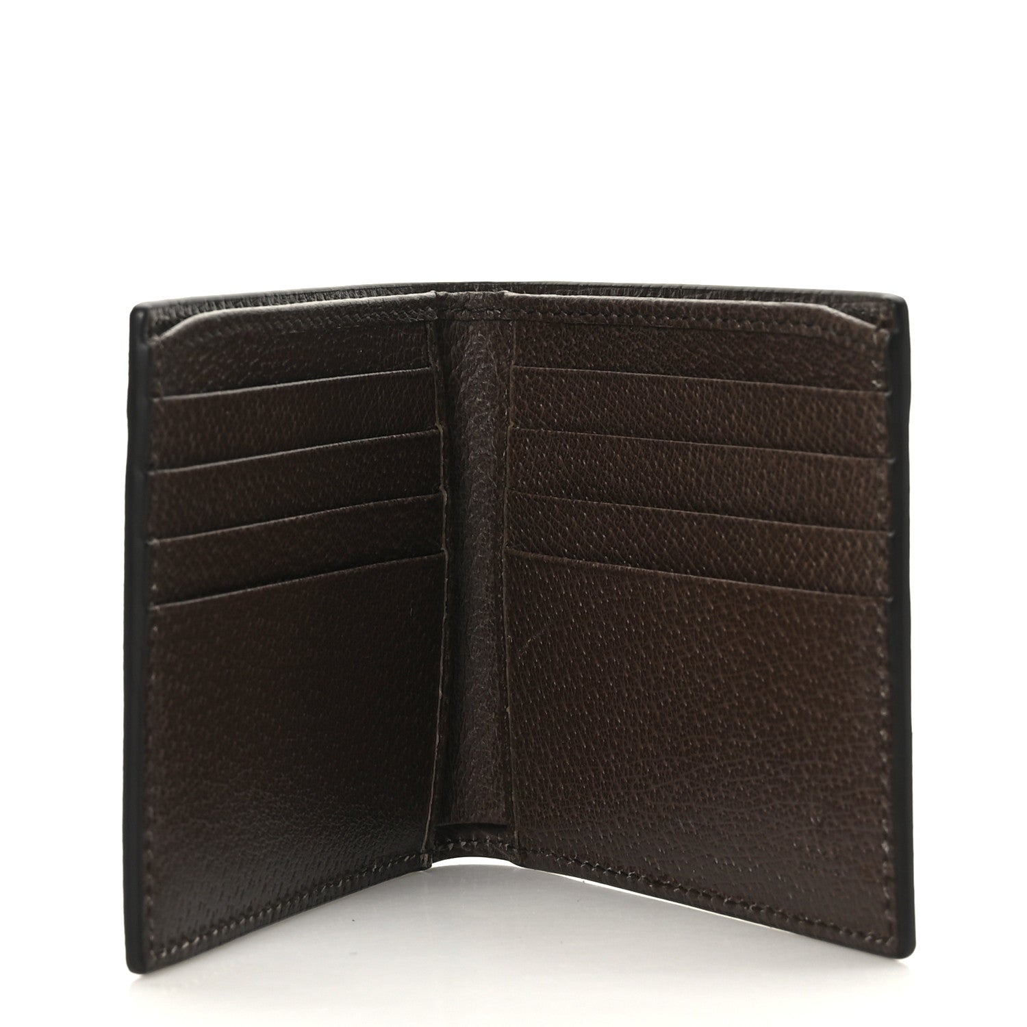 Gucci GG Supreme Monogram Tian Bi-Fold Wallet Beige Multicolor New Acero 5 of 6