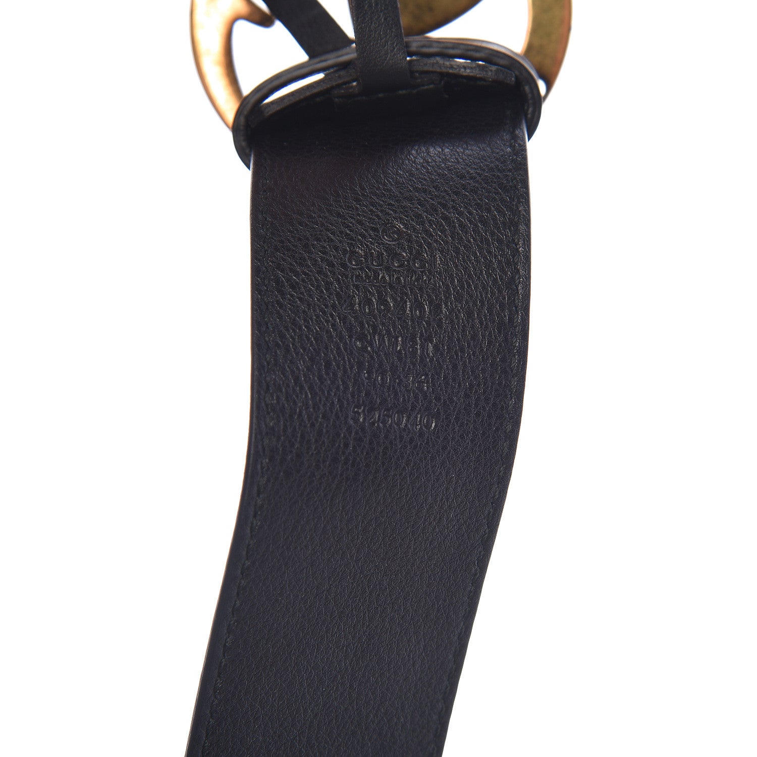 Gucci Calfskin Studded Marmont Belt 90 36 Black 4 of 8