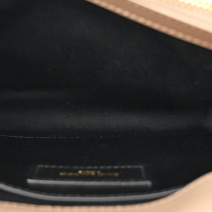 Saint Laurent Calfskin Y Quilted Monogram Small Loulou Chain Satchel Dark Beige 6 of 11